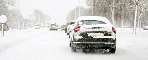 Driving during snowstorm